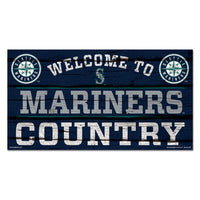 Wholesale-Seattle Mariners COUNTRY Wood Sign 13"x24" 1/4" thick