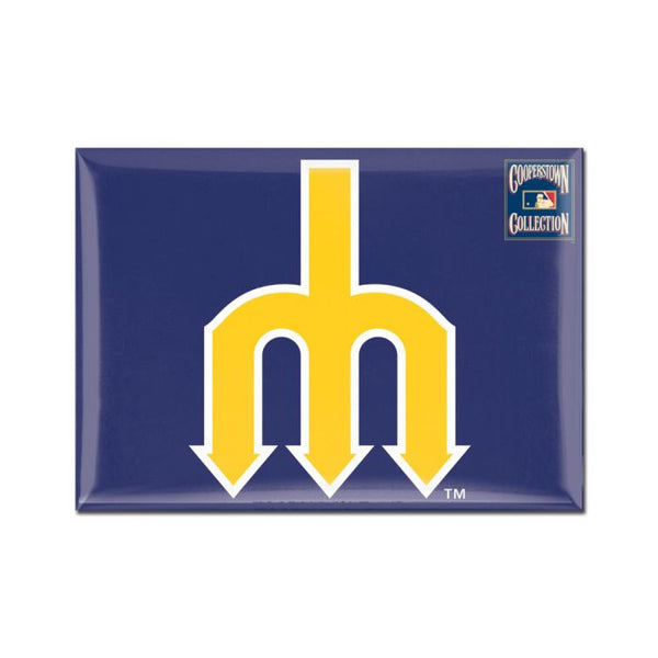 Wholesale-Seattle Mariners / Cooperstown Metal Magnet 2.5" x 3.5"