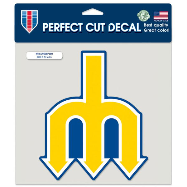Wholesale-Seattle Mariners / Cooperstown Perfect Cut Color Decal 8" x 8"