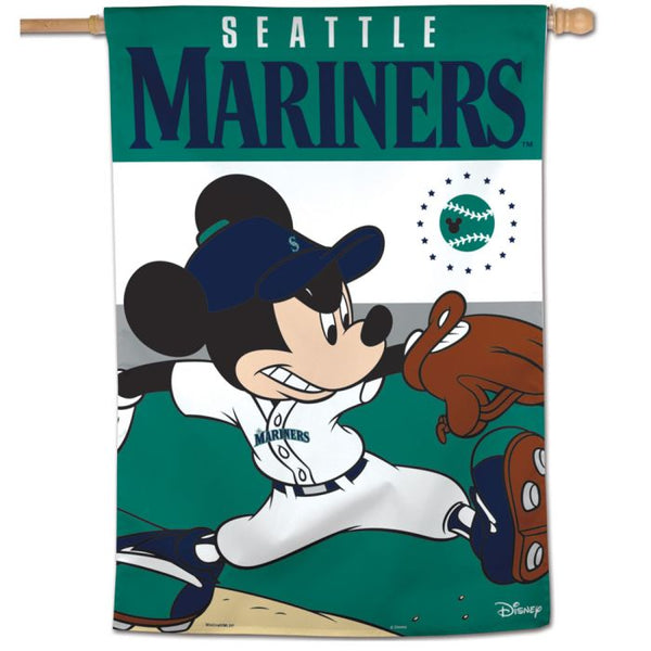 Wholesale-Seattle Mariners / Disney Vertical Flag 28" x 40"