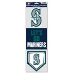 Wholesale-Seattle Mariners Fan Decals 3.75" x 12"