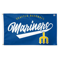 Wholesale-Seattle Mariners Flag - Deluxe 3' X 5'