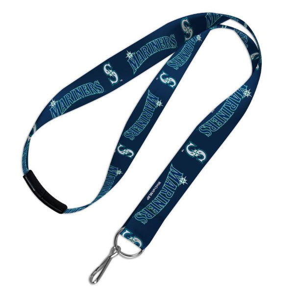 Wholesale-Seattle Mariners Lanyards w/Breakaway 1"