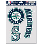 Wholesale-Seattle Mariners Multi Use 3 Fan Pack