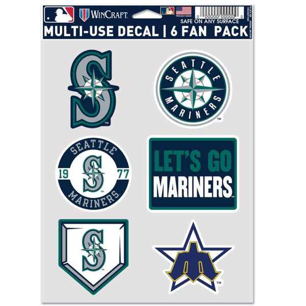 Wholesale-Seattle Mariners Multi Use 6 Fan Pack