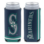 Wholesale-Seattle Mariners PRIMARY 12 oz Slim Can Cooler
