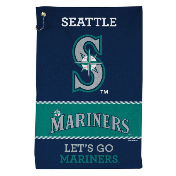 Wholesale-Seattle Mariners SLOGAN 16 x 25 Sports Towel