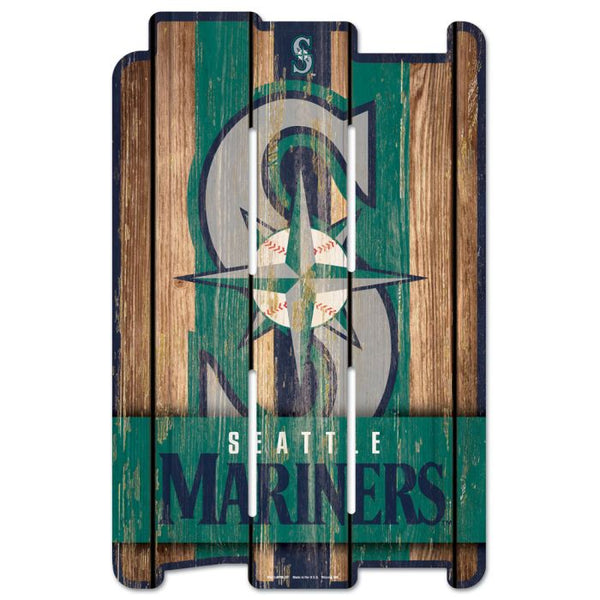 Wholesale-Seattle Mariners Wood Fence Sign