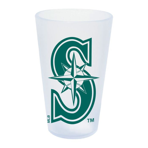 Wholesale-Seattle Mariners icicle 16 oz Silicone Pint Glass