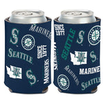 Wholesale-Seattle Mariners scatter Can Cooler 12 oz.