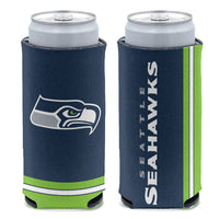 Wholesale-Seattle Seahawks 12 oz Slim Can Cooler