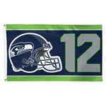 Wholesale-Seattle Seahawks / 12th Man Seahawks Flag - Deluxe 3' X 5'