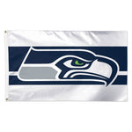 Wholesale-Seattle Seahawks Away Stripes Flag - Deluxe 3' X 5'