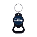 Wholesale-Seattle Seahawks Black Bottle Opener Key Ring