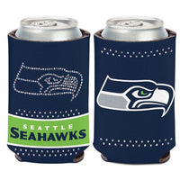 Wholesale-Seattle Seahawks Bling Can Cooler 12 oz.