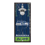 Wholesale-Seattle Seahawks Bottle Opener Sign 5x11