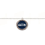 Wholesale-Seattle Seahawks Bracelet w/Charm Jewelry Carded