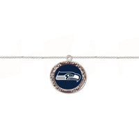 Wholesale-Seattle Seahawks Bracelet w/Charm Jewelry Carded