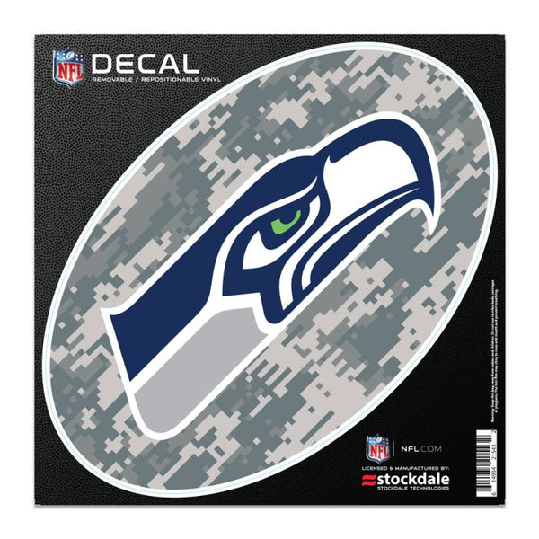 Wholesale-Seattle Seahawks CAMO All Surface Decals 8" x 8"