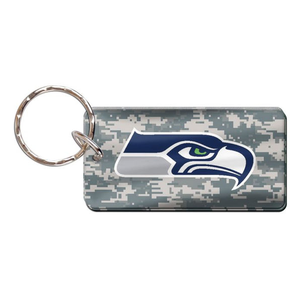 Wholesale-Seattle Seahawks CAMO Keychain Rectangle