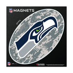 Wholesale-Seattle Seahawks CAMO Outdoor Magnets 6" x 6"