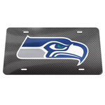 Wholesale-Seattle Seahawks CARBON Acrylic Classic License Plates