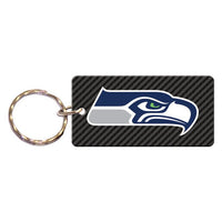 Wholesale-Seattle Seahawks CARBON Keychain Rectangle