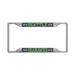 Wholesale-Seattle Seahawks CARBON Lic Plt Frame S/S Printed