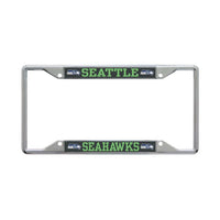 Wholesale-Seattle Seahawks CARBON Lic Plt Frame S/S Printed