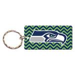 Wholesale-Seattle Seahawks CHEVRON Keychain Rectangle