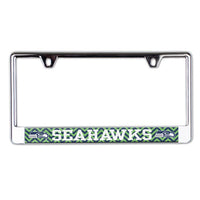 Wholesale-Seattle Seahawks CHEVRON Lic Plate Frame B/O Printed