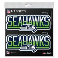 Wholesale-Seattle Seahawks COLOR DUO Outdoor Magnets 6" x 6"