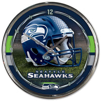 Wholesale-Seattle Seahawks Chrome Clock