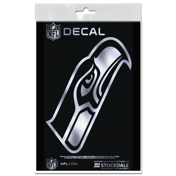 Wholesale-Seattle Seahawks Decal Metallic 3" x 5"