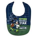 Wholesale-Seattle Seahawks / Disney Mickey Mouse All Pro Baby Bib