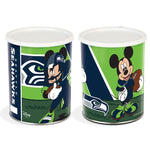 Wholesale-Seattle Seahawks / Disney Mickey Mouse Gift Tin 1 Gallon