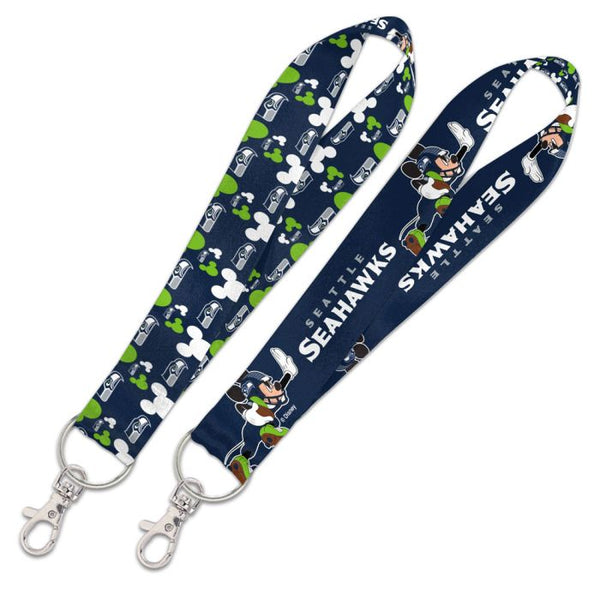 Wholesale-Seattle Seahawks / Disney Mickey Mouse Lanyard Key Strap 1"