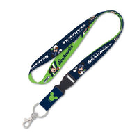 Wholesale-Seattle Seahawks / Disney Mickey Mouse Lanyard w/detachable buckle 1"