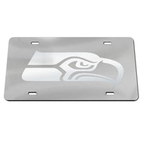 Wholesale-Seattle Seahawks FROSTED Specialty Acrylic License Plate