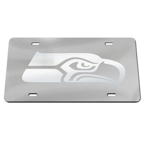 Wholesale-Seattle Seahawks FROSTED Specialty Acrylic License Plate