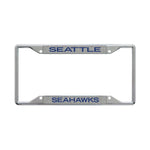 Wholesale-Seattle Seahawks GLITTER BACKGROUND Lic Plt Frame S/S Printed