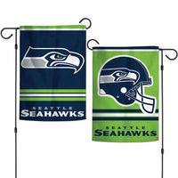 Wholesale-Seattle Seahawks Garden Flags 2 sided 12.5" x 18"