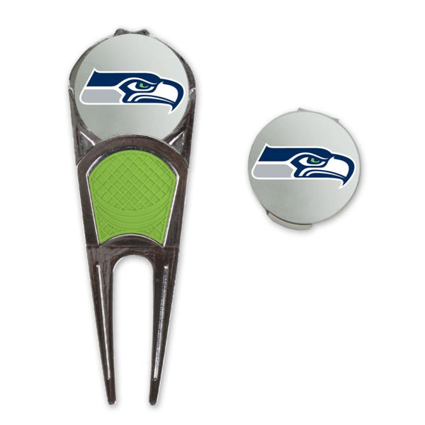 Wholesale-Seattle Seahawks Golf Mark/Tool/H Clip Combo*