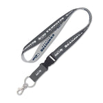 Wholesale-Seattle Seahawks Gray Lanyard w/detachable buckle 1"