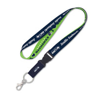 Wholesale-Seattle Seahawks Heart Lanyard w/detachable buckle 1"