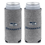 Wholesale-Seattle Seahawks Heather 12 oz Slim Can Cooler