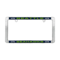 Wholesale-Seattle Seahawks Lic Plt Frame Metal Thin Rim Value