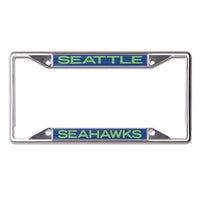 Wholesale-Seattle Seahawks Lic Plt Frame S/S Printed