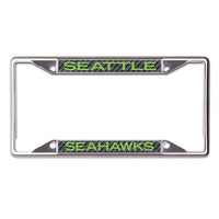 Wholesale-Seattle Seahawks Lic Plt Frame S/S Printed