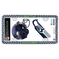 Wholesale-Seattle Seahawks License Plate Thin Frame - Plastic w/Decal